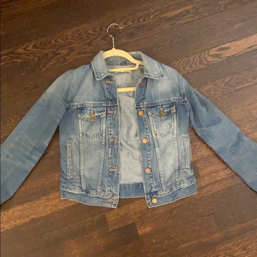 This is a madewell jean jacket